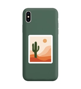 Koyu Yeşil Lansman Telefon Kılıfı Iphone XS