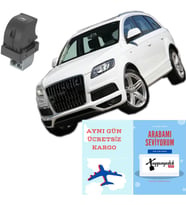 AUDİ Q7 TEKLİ CAM İNDİRME KALDIRMA DÜĞMESİ ANAHTARI 2007--2014