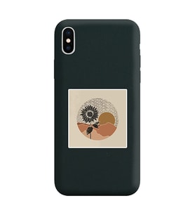 Siyah Lansman Telefon Kılıfı Iphone X