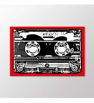 Arty Tablo Vintage Casette Tablo (Karışık)