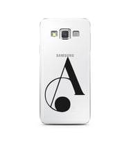 Samsung A3 (2015) Harf Tasarımlı Telefon Kılıfı A-Harfi 
