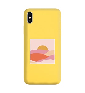 Sarı Lansman Telefon Kılıfı Iphone XS