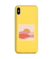 Sarı Lansman Telefon Kılıfı Iphone XS