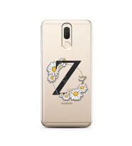 Papatya Harf Tasarım Süper Şeffaf Silikon Telefon Kılıfı Huawei Mate 10 Lite Z-H