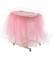 Hastane Küvöz Eteği, Kristal Tüllü, 16 m2, Pembe (STD)