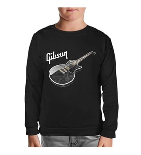 Gitar - Gibson 1 Siyah Çocuk Sweatshirt
