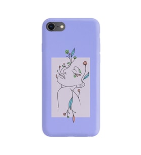 Lila Lansman Telefon Kılıfı Iphone 7