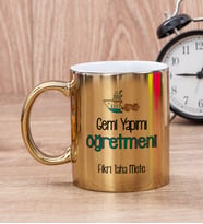 Gemi Yapımı Öğretmeni Gold Kupa Bardak