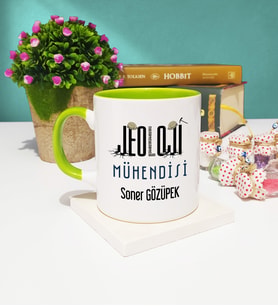 Jeoloji Mühendisi Kupa Bardak Yeşil