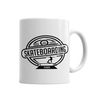 SK8 Team Branca Masculina E Feminina Kupa Bardak Porselen