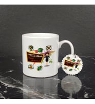 Coğrafya Öğretmeni Kupa Bardak ve Anahtarlık Set
