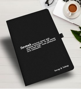 KİŞİYE ÖZEL ÖZLÜ SÖZLÜ DEFTER & AJANDA