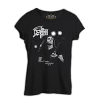 Death - Chuck Schuldiner Siyah Kadın Tshirt