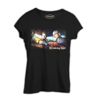 Breaking Bad - In the Car Siyah Kadın Tshirt