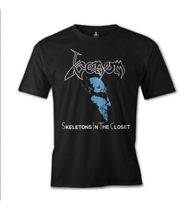 Venom - Skeletons in the Closet Siyah Erkek Tshirt