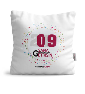 BK Gift Kişiye Özel 2020 Sana Mutluluk Getirsin  Yastık