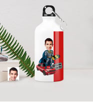 BK Gift Kişiye Özel Süper Kahraman Karikatürlü Metal Suluk 500 Ml