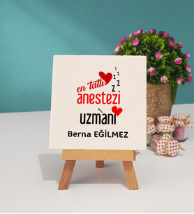 En Tatlı Anestezi Uzmanı Hediye Dekoratif Taş Baskı