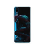 Örümcek Adam Tasarım Süper Şeffaf Silikon Telefon Kılıfı Huawei P20 