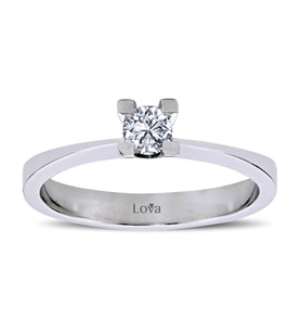 Lova 0,19 Karat Pırlanta Tektaş Yüzük - 1040013