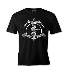 Metallica - Death Magnetic Siyah Erkek Tshirt