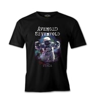 Avenged Sevenfold - Stage Astronaut Siyah Erkek Tshirt