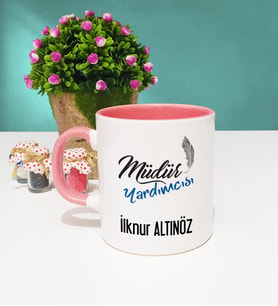 Müdür Yardımcısı Kupa Bardak Pembe