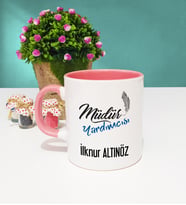 Müdür Yardımcısı Kupa Bardak Pembe