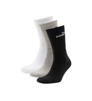 Puma Çoraplar 88329610 Sport Sock 3 Pack Outlets Black-Grey-Wht (Çok Renkli)