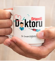 İsme Özel Doktor Temalı Kupa Bardak, Doktora özel hediye kupa