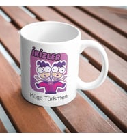 İkizler Burcu Kupa Bardak (Çok Renkli)