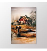 Arty Tablo Çiftlik Evi Tablo (Karışık)