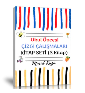 Okul Öncesi Çizgi Çalışmaları Kitap Seti (3 Kitap)