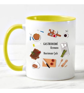 Gastronomi Uzmanı Kupa Bardağı Sarı