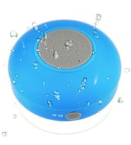 Su Geçirmez Mini Bluetooth Duş Hoparlörü (Mavi)
