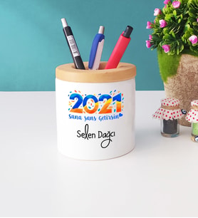 Sana Şans Getirsin 2021 Yılbaşı Hediyesi Kalemlik