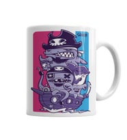 Shark Pirate Kupa Bardak Porselen