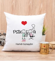 Psikolog Yastık ve Gold Kupa Bardak