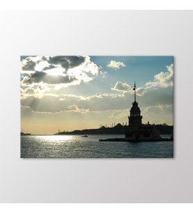 Arty Tablo Kız Kulesi Tablo (Karışık)