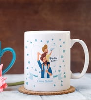 BK Gift Kişiye Özel Babalar Günü Temalı Beyaz Kupa Bardak 14238 B