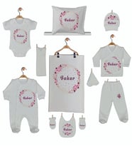 Pia Baby Gl 1904 11 Parça İsme Özel Hastane Çıkışı