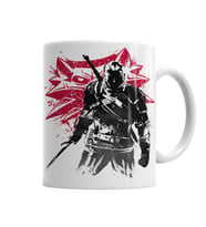 The Witcher Wolf Silhouette Kupa Bardak Porselen