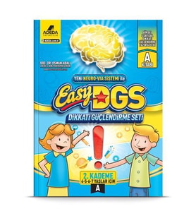 Easy Dikkati Güçlendirme Seti 4-7 Yaş A Kitapçığı - Osman Abalı