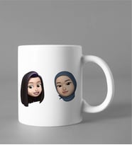 Emoji Kız Arkadaş Stiker Kupası