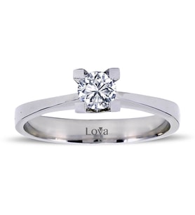 Lova D Renk 0,30 Karat Pırlanta Tektaş Yüzük - 1050003