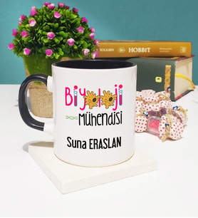 Biyoloji Mühendisi Kupa Bardak Siyah