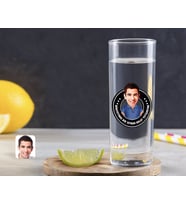 BK Gift Kişiye Özel Renkli Baskılı Erkek Kolay Yetişmiyor Karikatürlü Vodka Bardağı-3 (Beyaz)