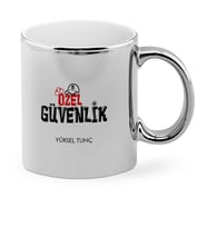 BK Gift Kişiye Özel Mesleki Özel Güvenlik Krom Kupa Bardak  1