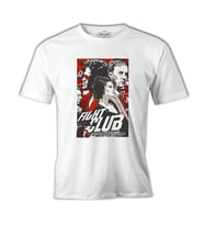 Fight Club Beyaz Erkek Tshirt