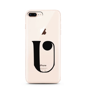 Iphone 7 Plus Harf Tasarımlı Telefon Kılıfı U-Harfi 